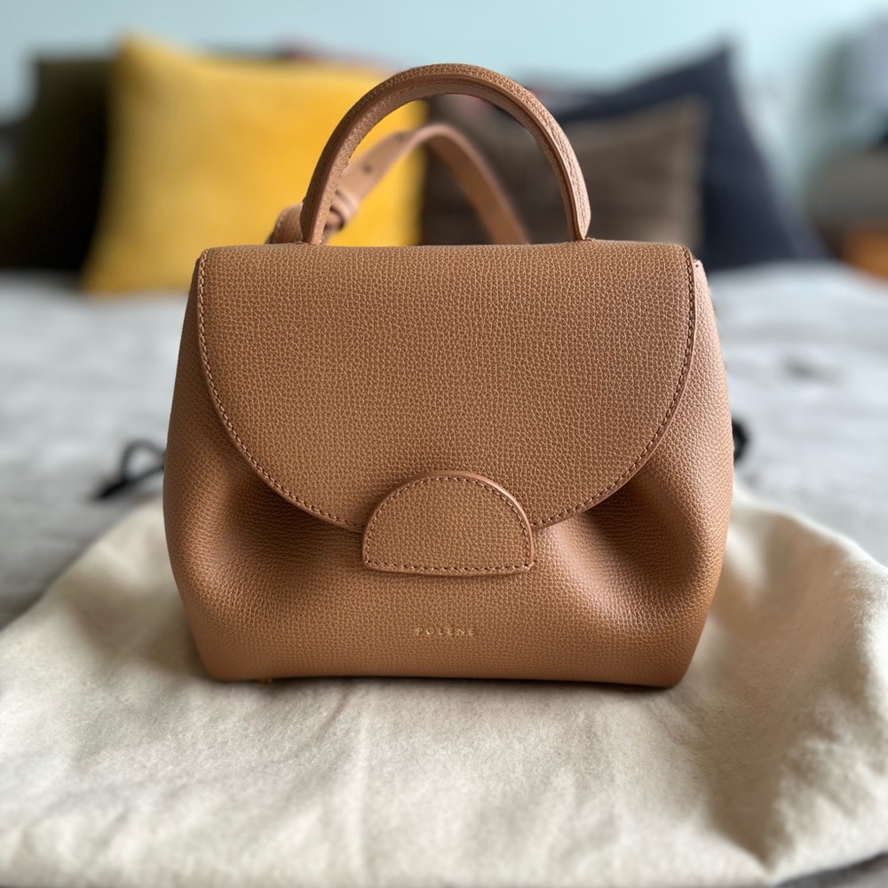 Polène Numéro Un Nano Crossbody Bag
EDITION TEXTURED TAN